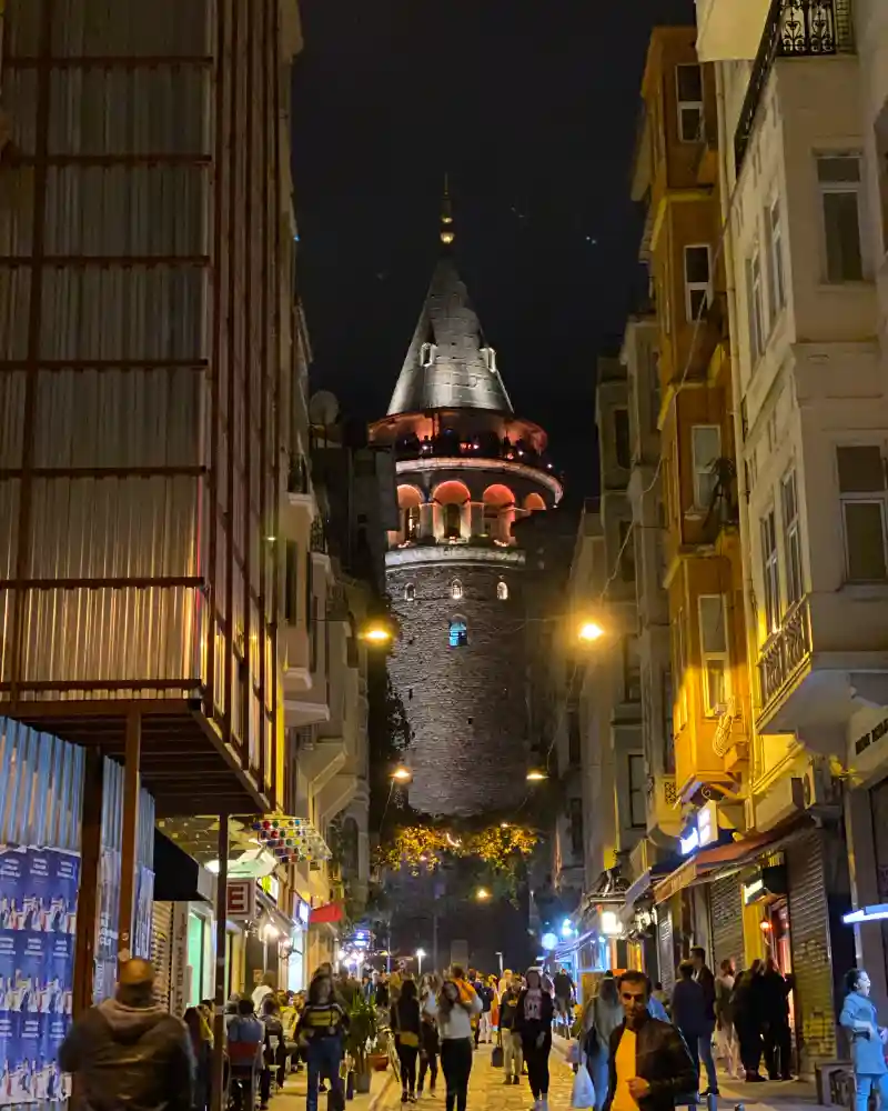 Istanbul cityscape with Galata Tower